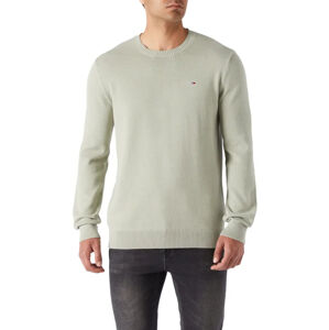 Tommy Jeans pánský zelený svetr - XL (PMI)